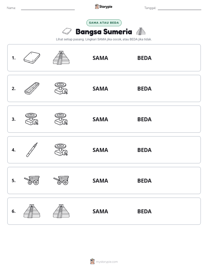 Sama atau Berbeda