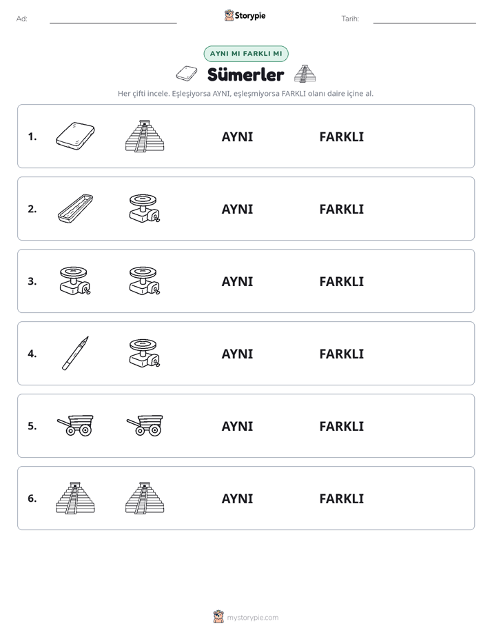 Aynı mı Farklı mı