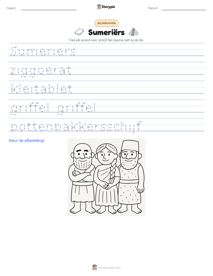 Schrijf Oefening
