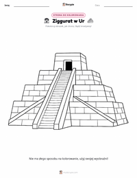 Podgląd drukowalnego arkusza ćwiczeń Ziggurat