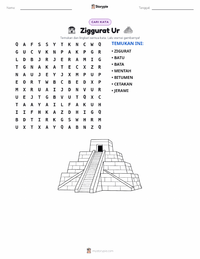 Prabaca lembar kerja cetak Ziggurat