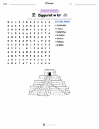 Podgląd drukowalnego arkusza ćwiczeń Ziggurat