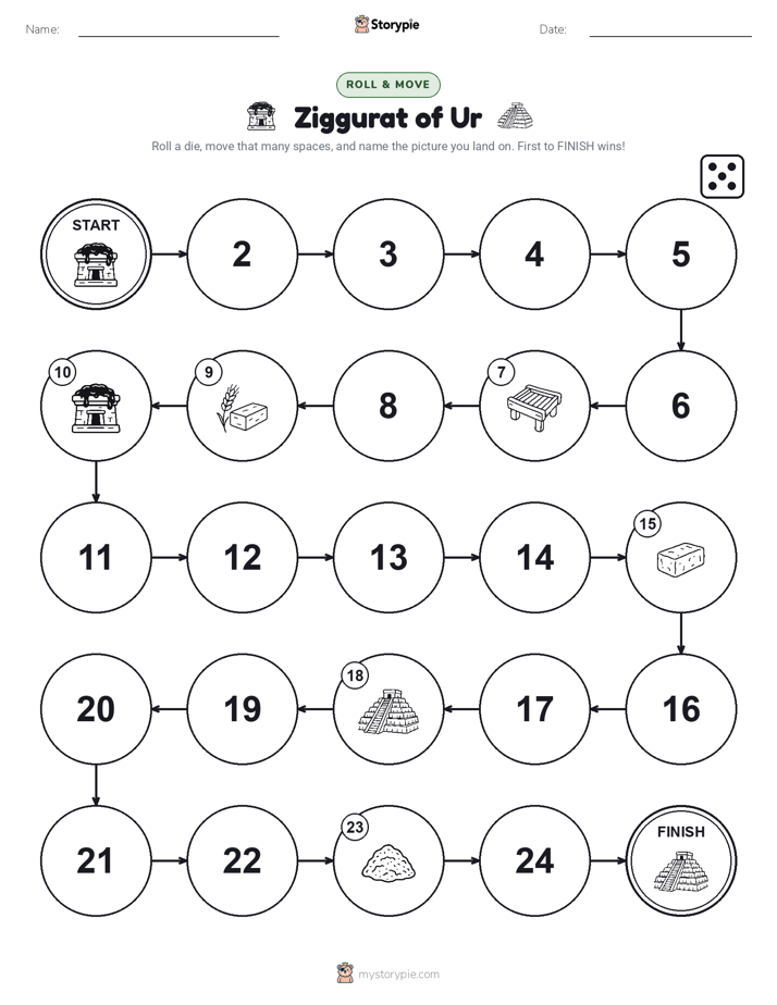 Roll & Move Game