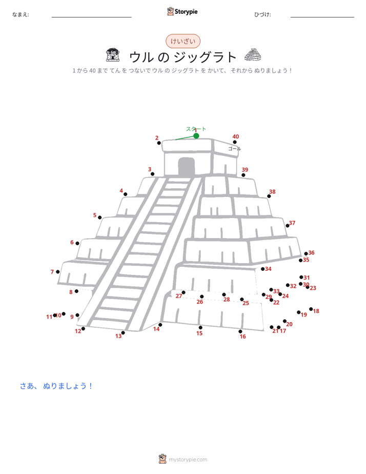 点つなぎ
