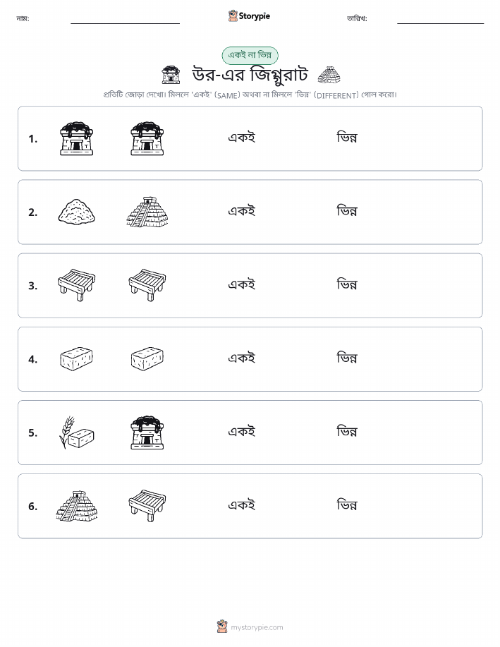 একই বা ভিন্ন