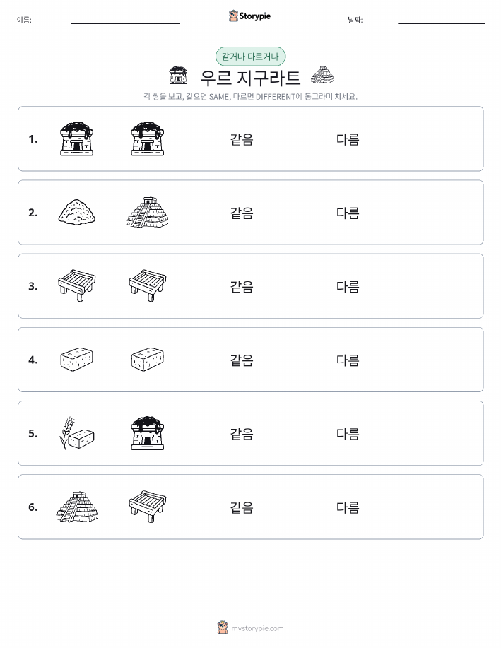 같은 것 또는 다른 것