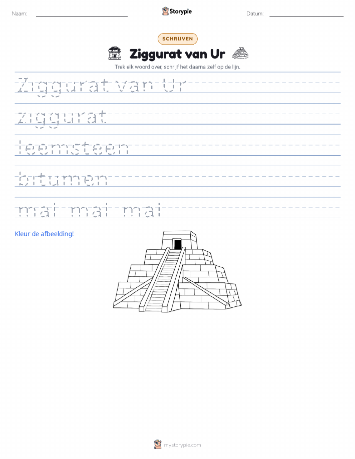 Schrijf Oefening