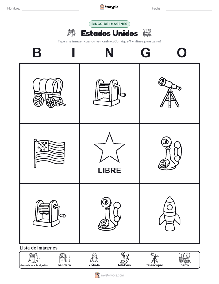 Bingo de Imágenes
