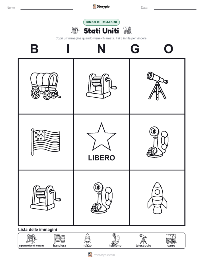 Bingo delle Immagini
