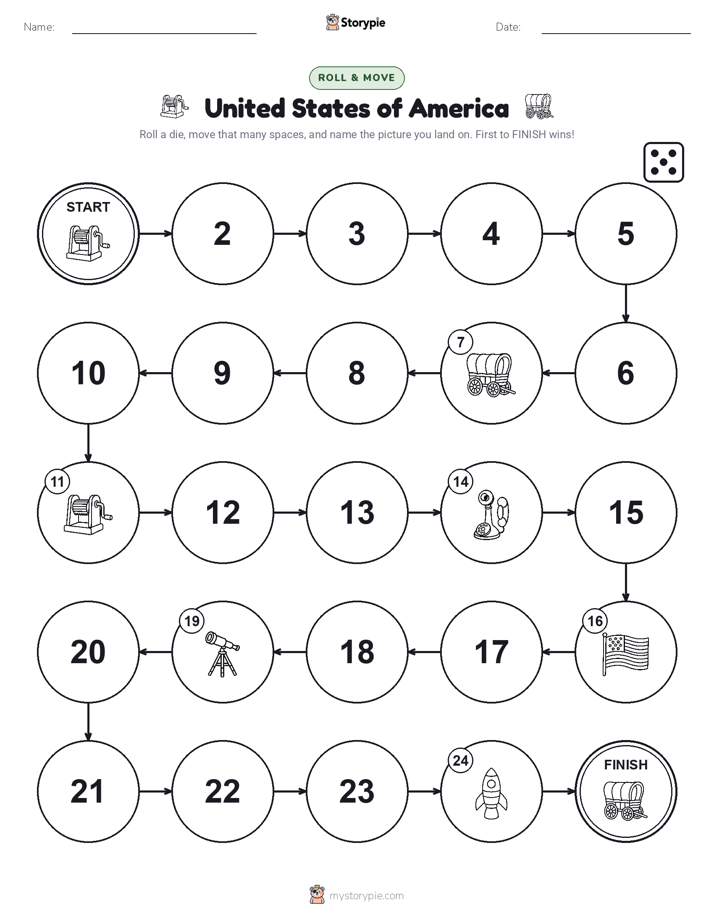 Roll & Move Game