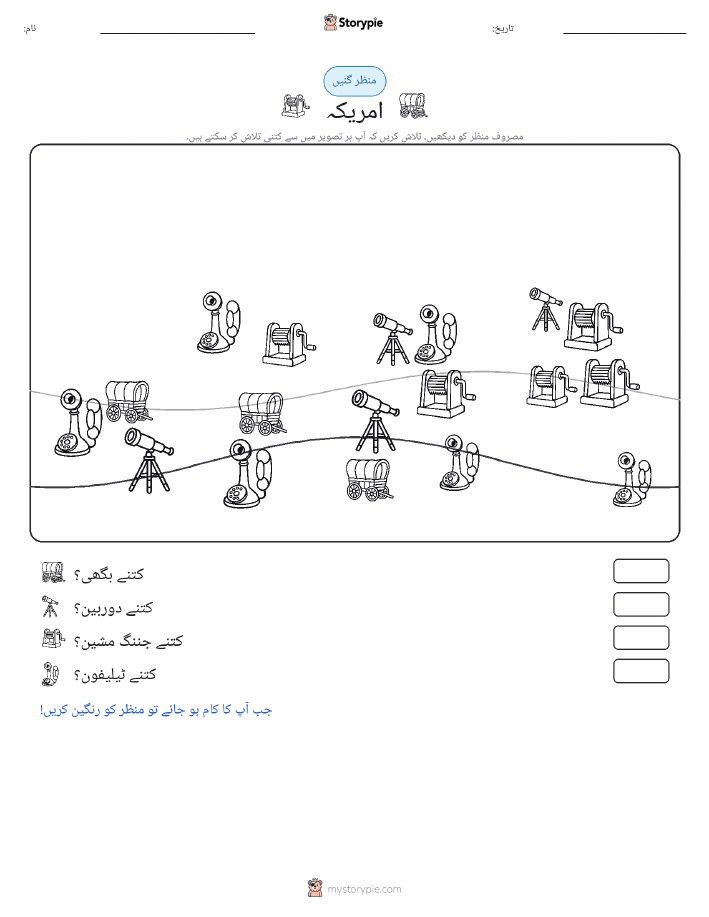 گنتی کا منظر