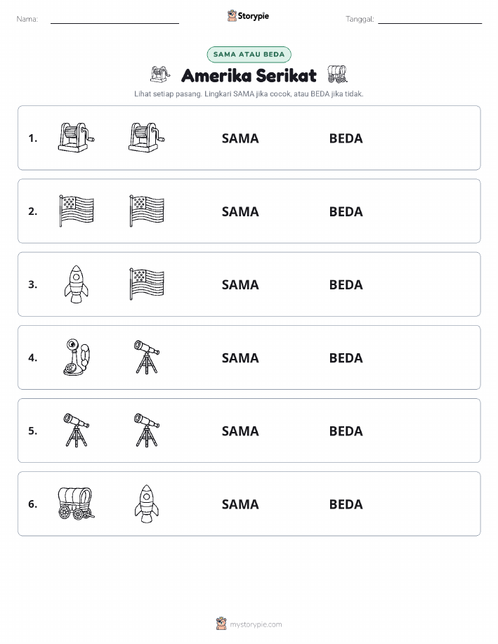 Sama atau Berbeda