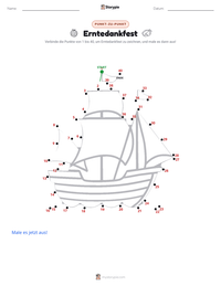 Thanksgiving (Feiertag) druckbare Arbeitsblatt Vorschau