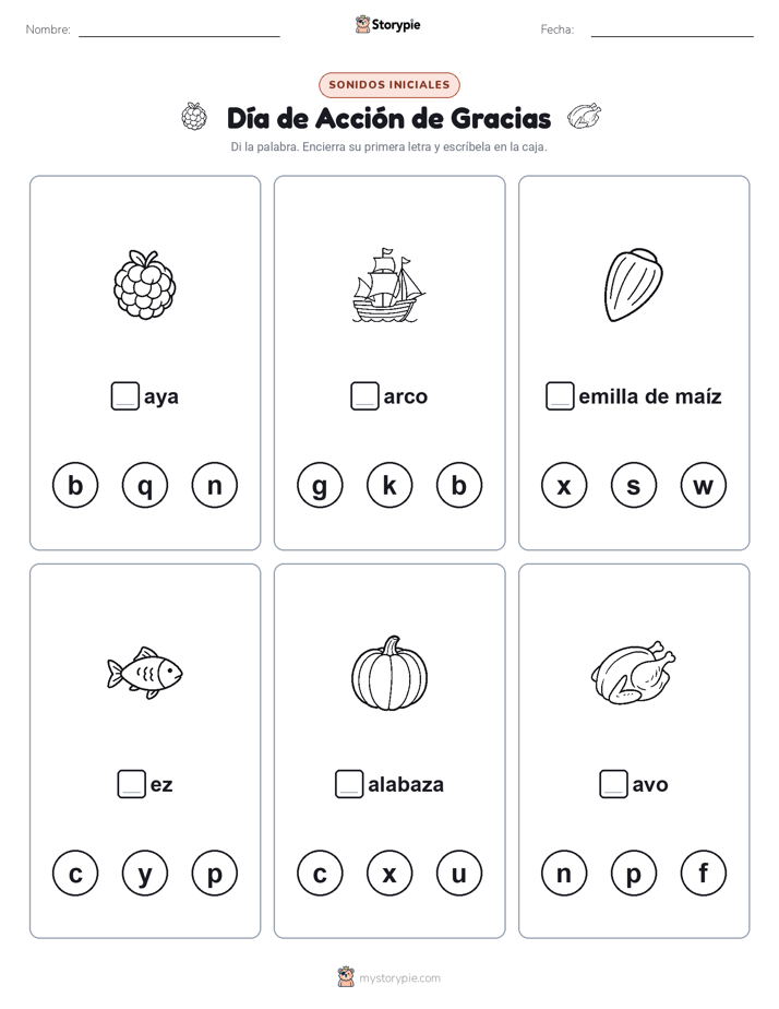 Sonidos Iniciales