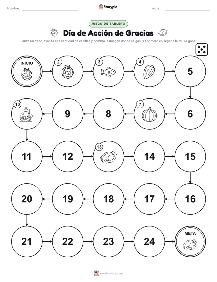 Juego de Rueda y Avanza