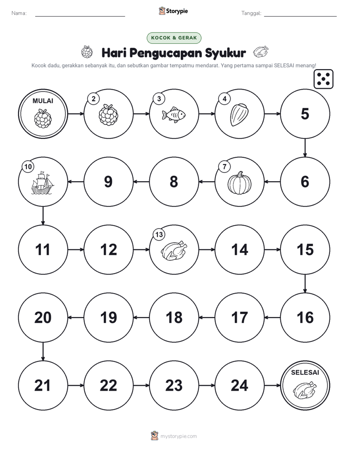 Permainan Gulung & Pindah