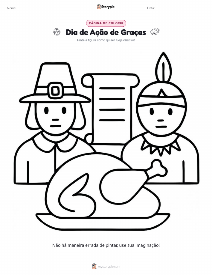 Página para colorir