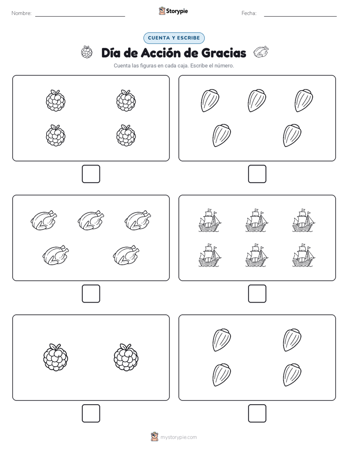 Cuenta y Escribe