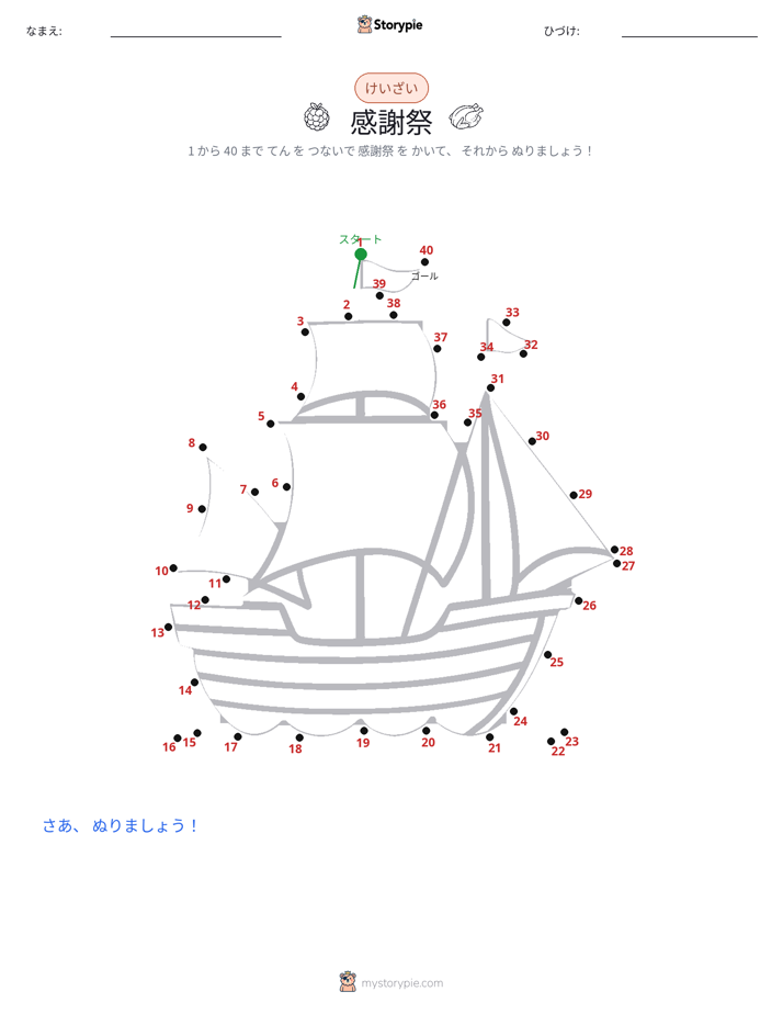 点つなぎ