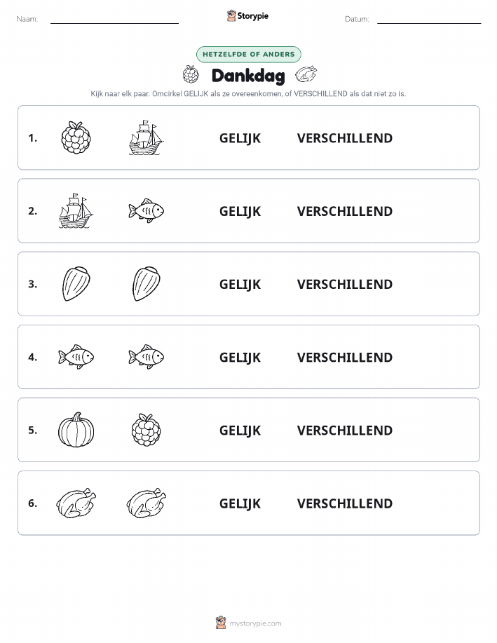 Zelfde of Verschillend