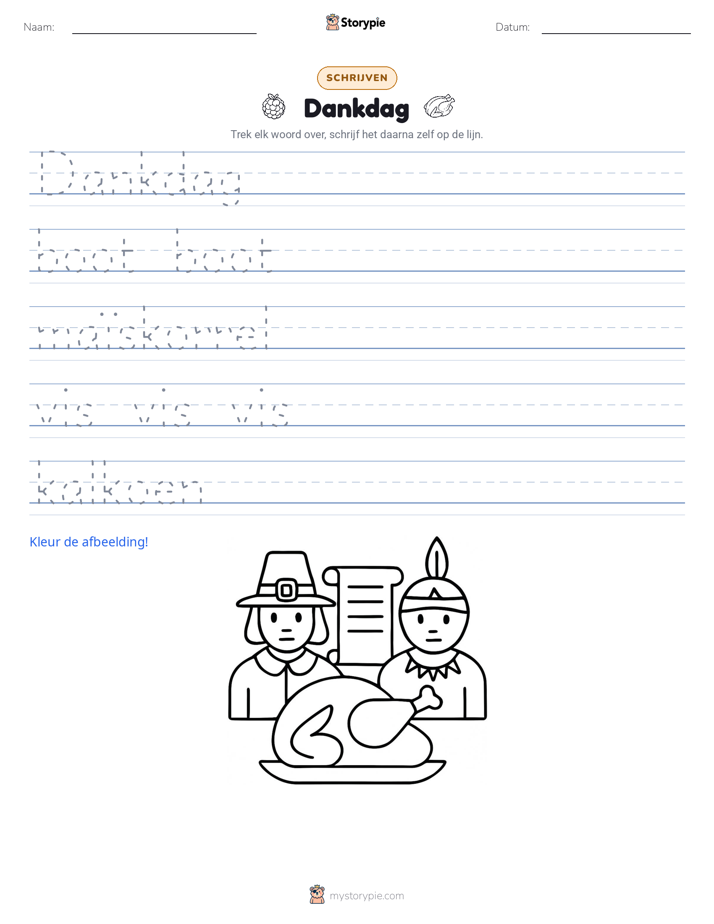 Schrijf Oefening