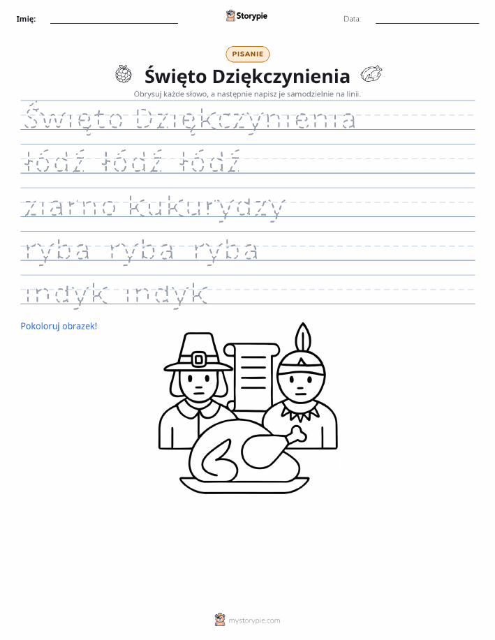 Ćwiczenie Pisania