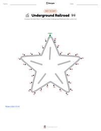 Underground Railroad printable worksheet preview