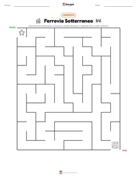 Anteprima della scheda stampabile di Ferrovia Sotterranea