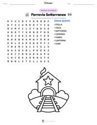 Anteprima della scheda stampabile di Ferrovia Sotterranea