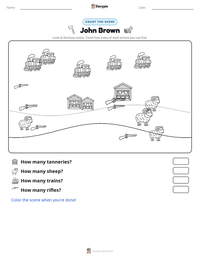 John Brown printable worksheet preview