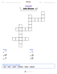 John Brown printable worksheet preview