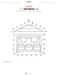John Brown printable worksheet preview