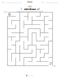 John Brown printable worksheet preview