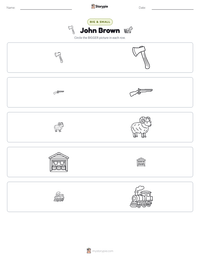 John Brown printable worksheet preview