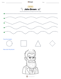 John Brown printable worksheet preview
