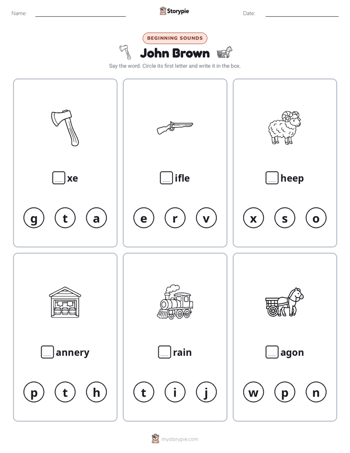 Beginning Sounds