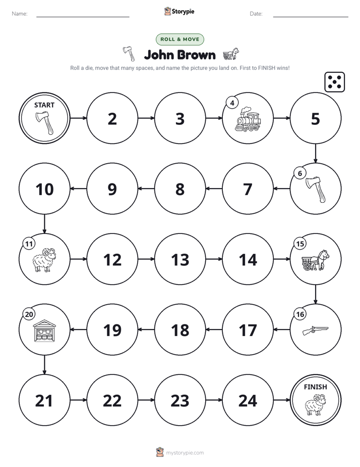 Roll & Move Game