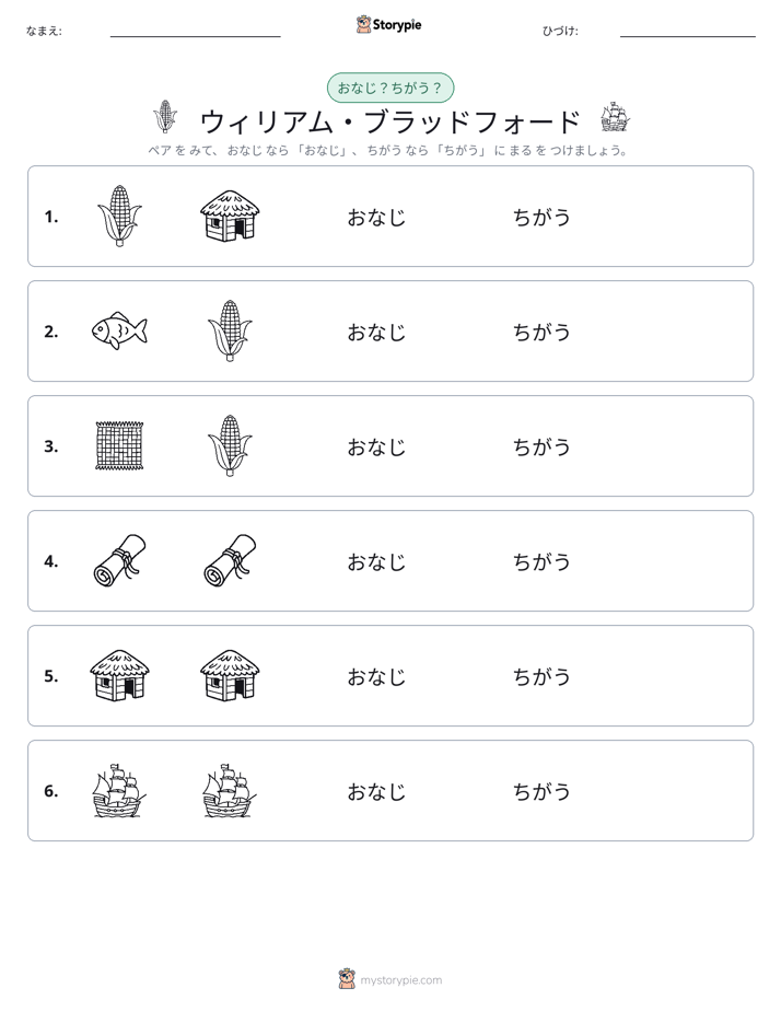 同じか違うか