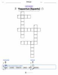Aperçu de la feuille de travail imprimable Squanto (Tisquantum)