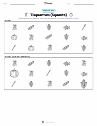 Tisquantum (Squanto) printable worksheet preview