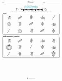 Aperçu de la feuille de travail imprimable Squanto (Tisquantum)