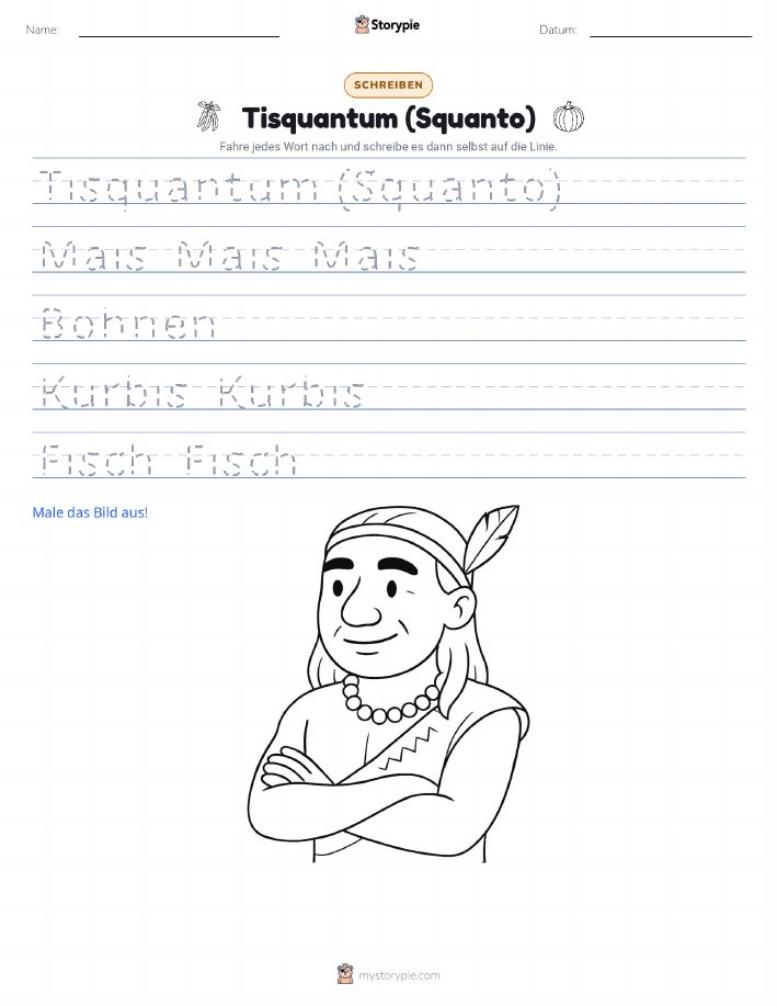 Schreibübung