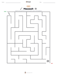 Massasoit printable worksheet preview