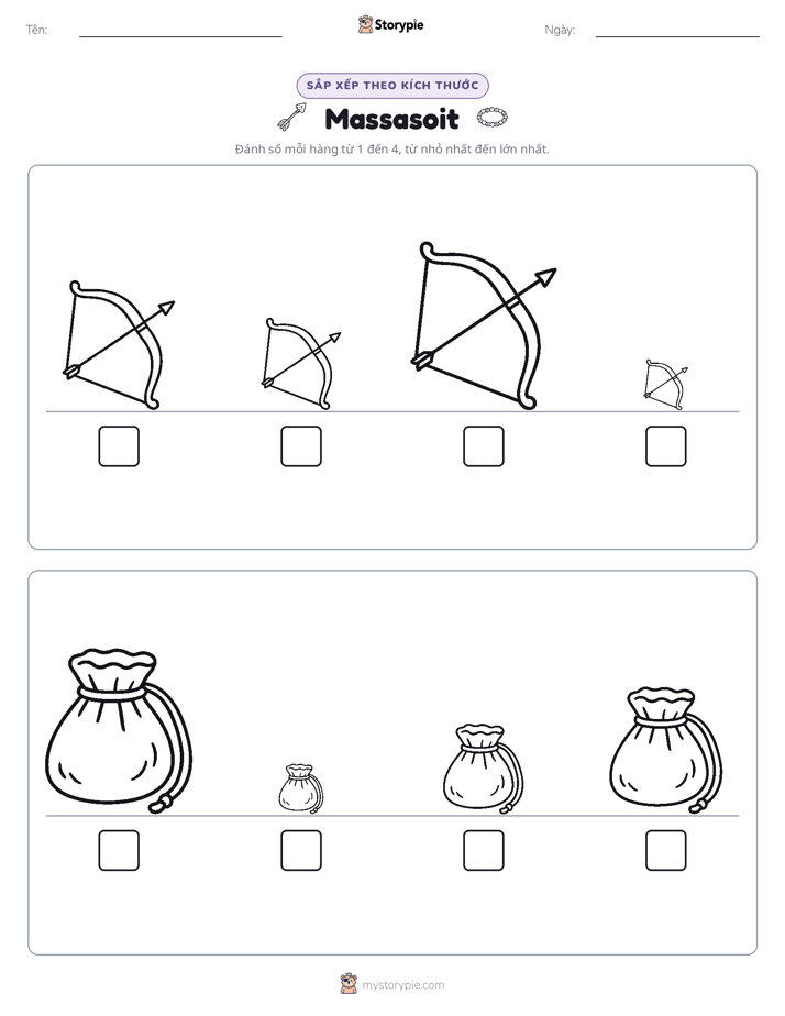 Thứ Tự Kích Thước