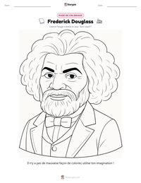 Aperçu de la feuille de travail imprimable Frederick Douglass
