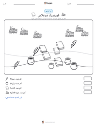 معاينة ورقة العمل القابلة للطباعة فريدريك دوغلاس
