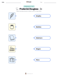 Podgląd drukowalnego arkusza ćwiczeń Frederick Douglass