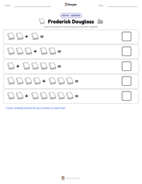 Frederick Douglass printable worksheet preview