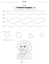 Aperçu de la feuille de travail imprimable Frederick Douglass