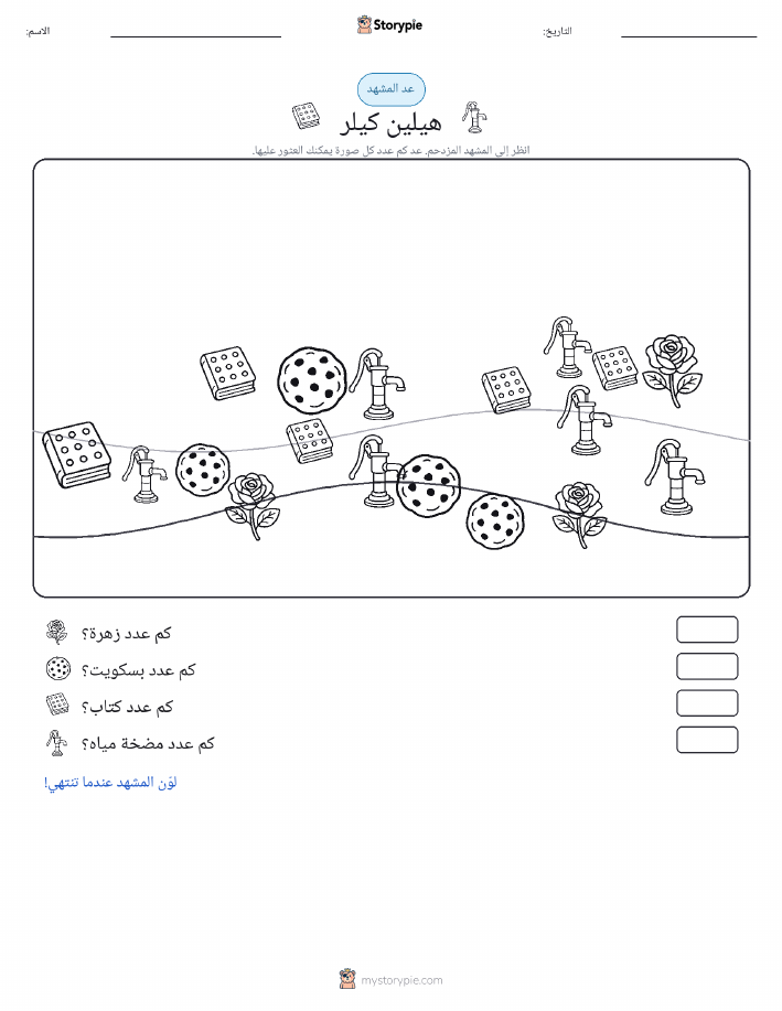 مشهد العد